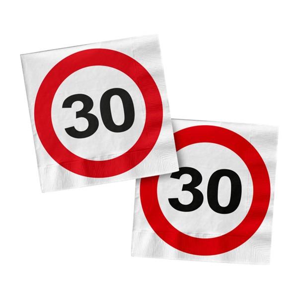 Servetėlės „30”, 20vnt